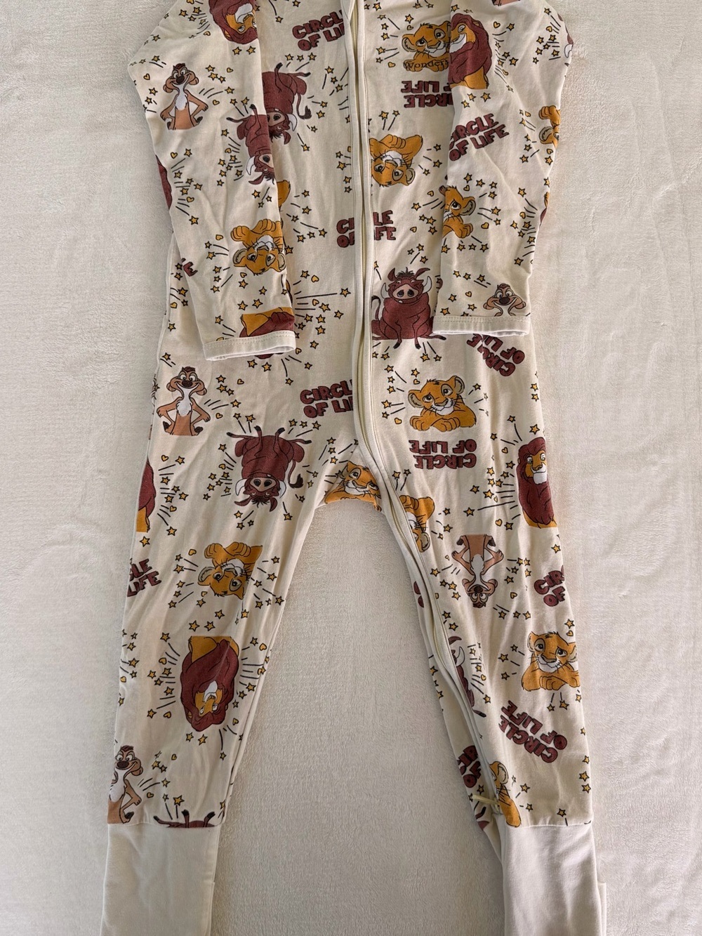 Bonds Disney's The Lion King Circle of Life Wondersuits in a beige color